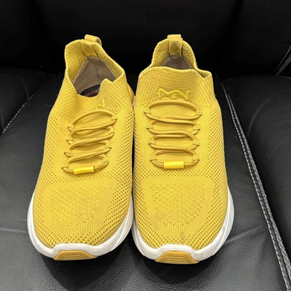 Mark Nason Sneakers‎ Womens 5 Yellow Slip On Athletic Casual Athleisure Comfort